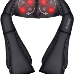 BACK AND NECK MASSAGER HEAT FUNCTION