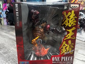 BANPRESTO One Piece Luffy Gear 4 Kong Gun Crimson ver. BOUND MAN Boxed