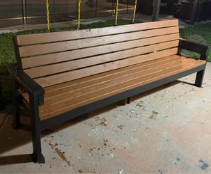 8 foot long hand made bench