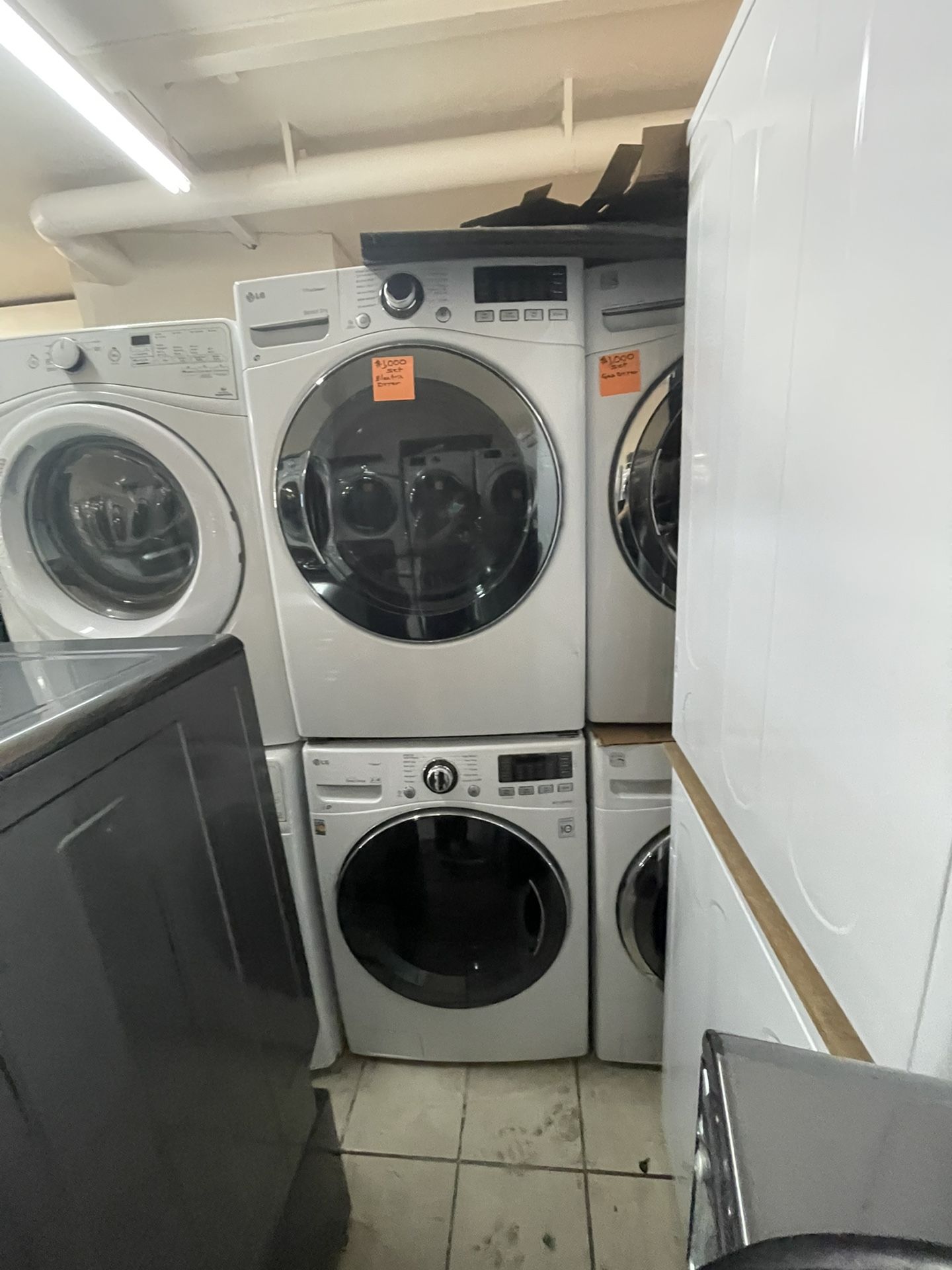 LG TrueSteam Washer And Electric Dryer 