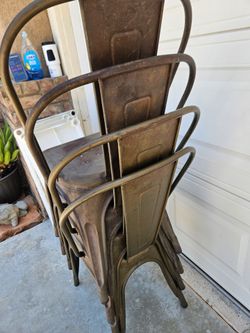 Chairs / metal $10 each