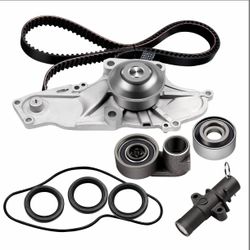 Engine Timing Belt Kit with Water pump 2003-2018 for Honda for Accord, Odyssey, Pilot, Ridgeline, Acura,