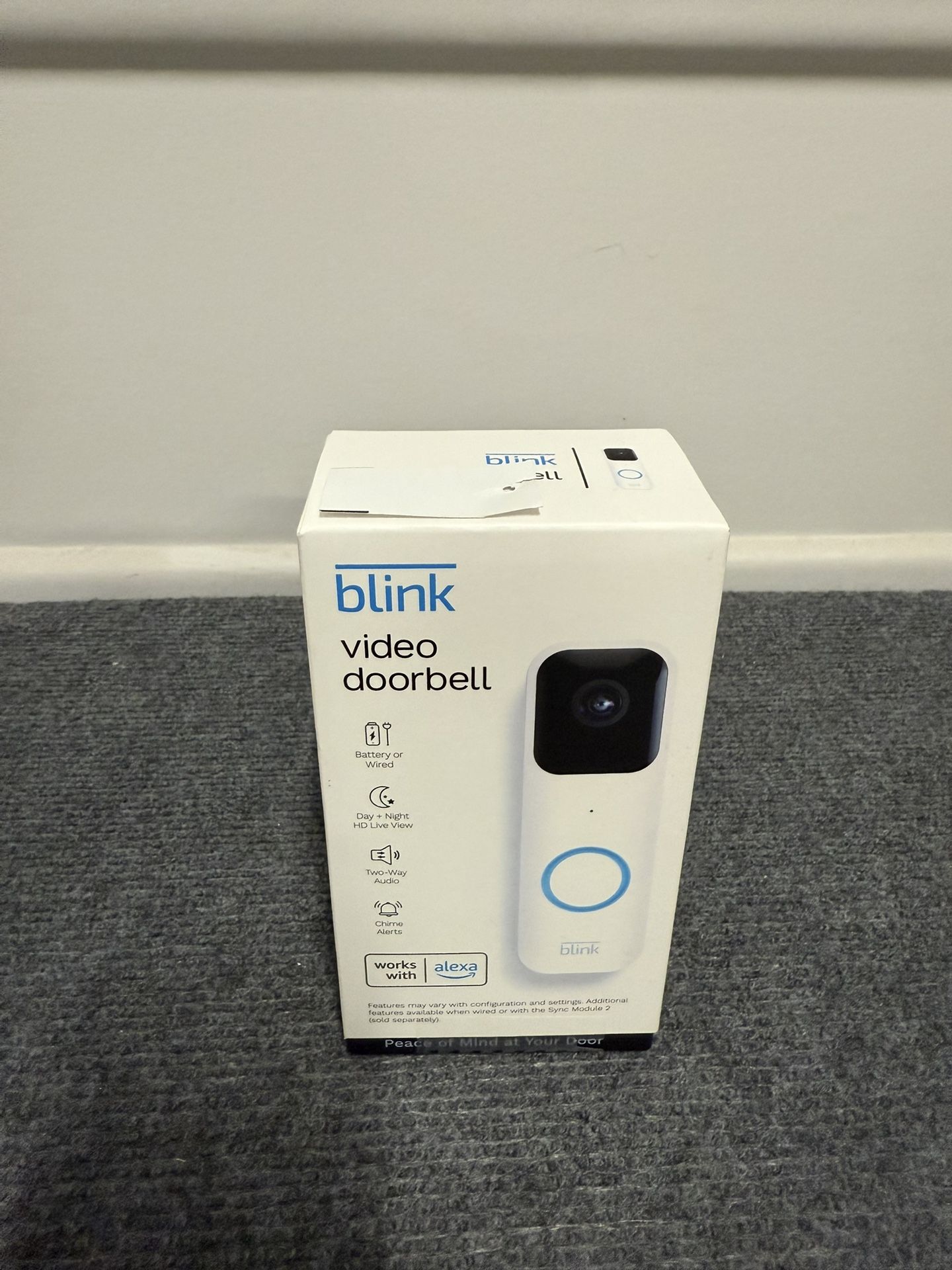 Amazon Blink Wi-Fi Video Doorbell - Smart Security w/ 2-Way Audio - Smart Motion Detection