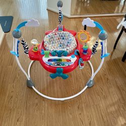 Ocean Explorers Airplane Adventure Infant Baby Activity Center Jumper, Ages 6 Months and up