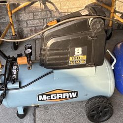 McGraw air compressor 8 gal $109.99