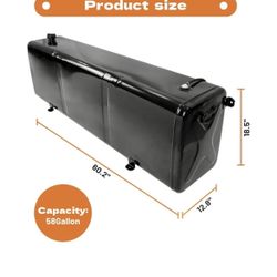 58 Gallons Fuel Gas Diesel Transfer Tank Container