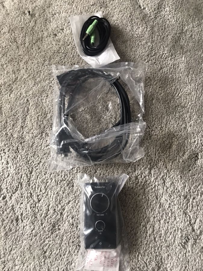 Logitech Z4 control pod and remote