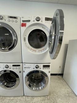 LG Front Load Washer And Gas Dryer Set Used Good Condition With 90days Warranty  Thumbnail