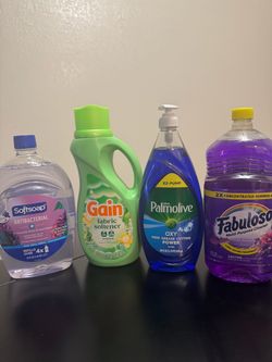 Household Cleaning Products Bundle – 4 Items