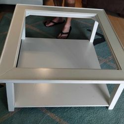 Cocktail Glass Top Table 