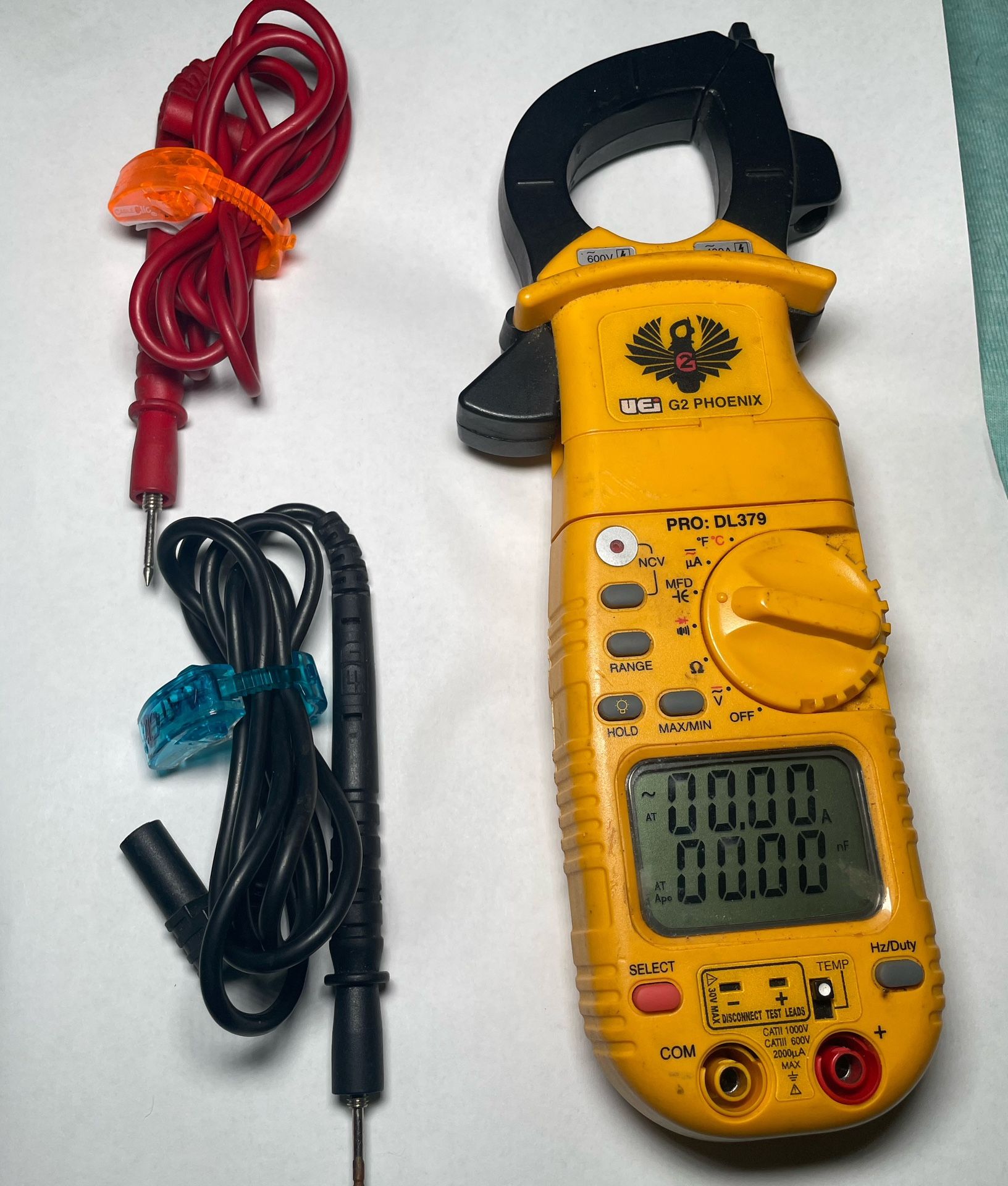 UEi Phoenix G2 Pro DL379 Dual-Display HVAC Clamp Meter