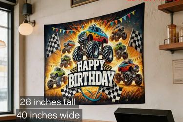 Monster Truck backdrop