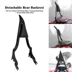 Detachable Passenger 22'' Rear Backrest Sissy Bar W/ Pad For Harley