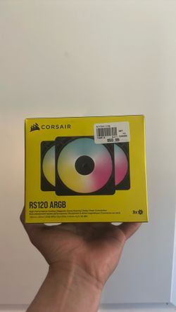 Corsair rs120 ARGB fans x3