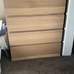 IKEA WOOD MALM DRESSER