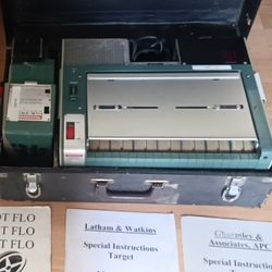 Vintage Kodak Recordak Portable Micro-File Machine Model E - V-Mail WWII Era - Rare Microfilm Camera