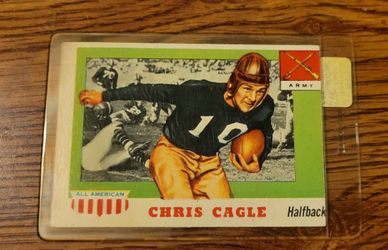 1955 Topps All-American #95 Chris Cagle football card