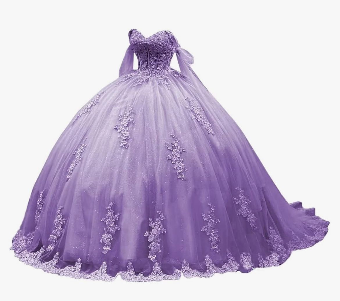 Quinceñera Dress, Lilac/lavender/purple