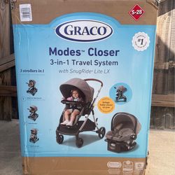 Graco 3-in-1 Travel System Stroller with Car Seat