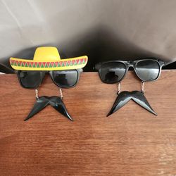 Cinco De May Moustach Sunglasses