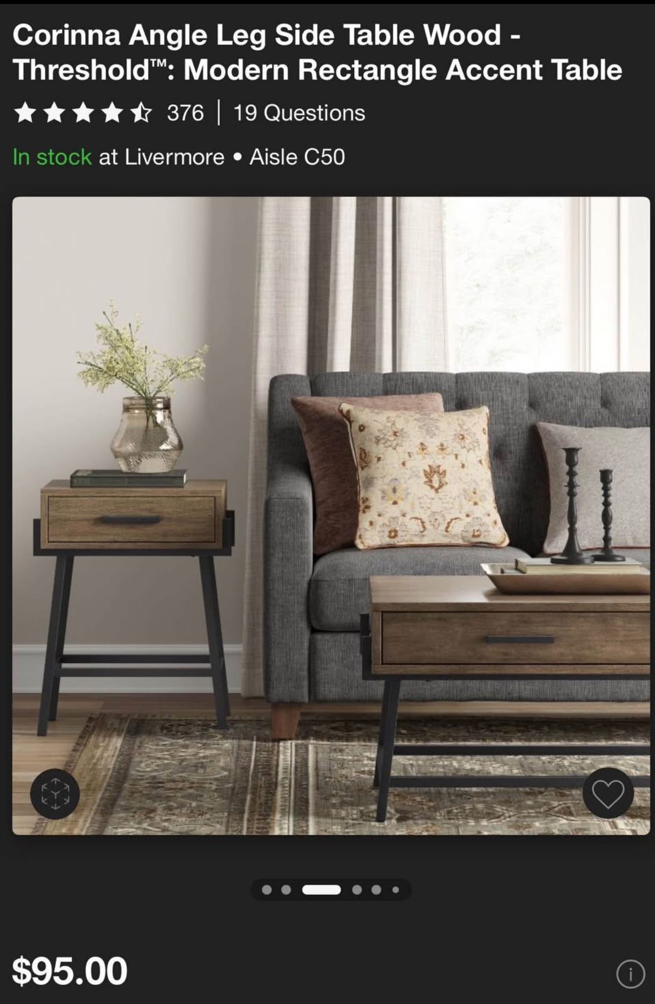END TABLE or NIGHT STAND
