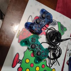 Ps2 2. Original  Green And Blue Controls.