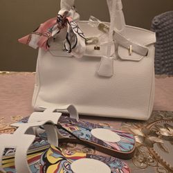 Women  Hermes Purse And Sandals
