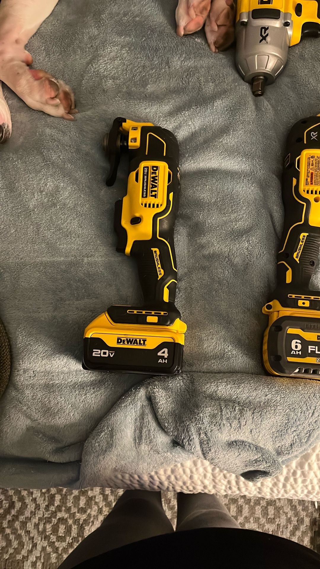 The Dewalt 20V mAX XR Cordless Brushless 3 Speed Oscillating Multi-tool
