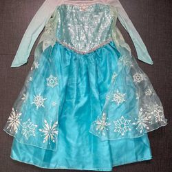 Princess/Queen Elsa (Frozen) Dress Costume Disney Brand