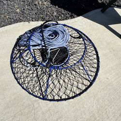 Fishing crab lobster hoop net trap