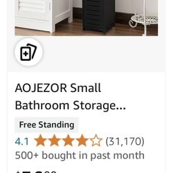 Small Bathroom Storage Cabinet