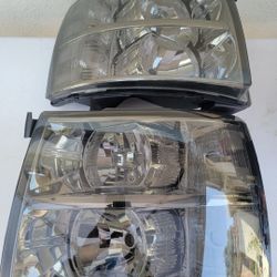 07-13 Chevrolet Silverado Headlights Luces Micas Calaveras Faros Faroles Chevy 