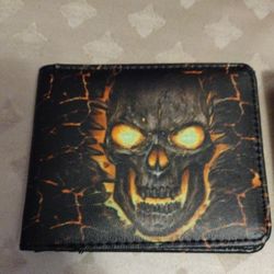 Fire Skull Wallet