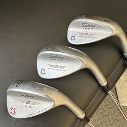 Titleist Vokey Wedge Set 50, 54, 58 Degree Golf Clubs