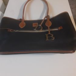 New Dooney@Bourke Pebble Leather Shopper