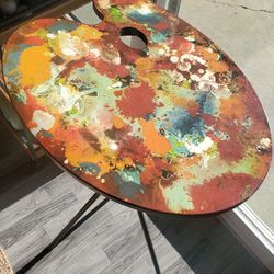 Artist Palette Accent Table