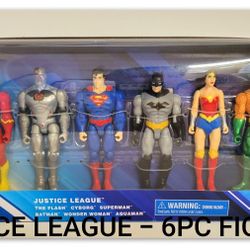 JUSTICE LEAGUE - 6PC FIGURES SET