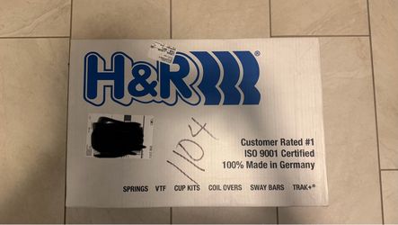 H&R Lowering Springs F22 BMW