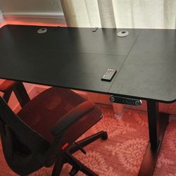 Stand Up Desk and Chair 