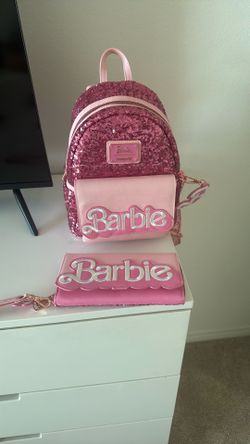 Loungefly Barbie Back Pack And Wallet