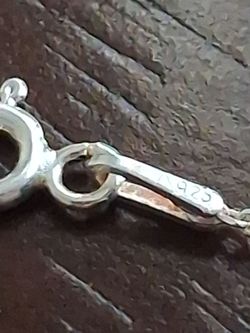 Sterling 925 wolf/dog 17.5in chain