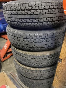 ST175/80R13 Tires Goodyear Marathon Tires, Set of 5