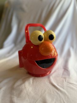 Elmo Head Sesame Street Workshop Carry Case with Accessories (Mattel 2008)