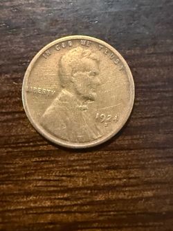 1924 Lincoln wheat penny Mint S