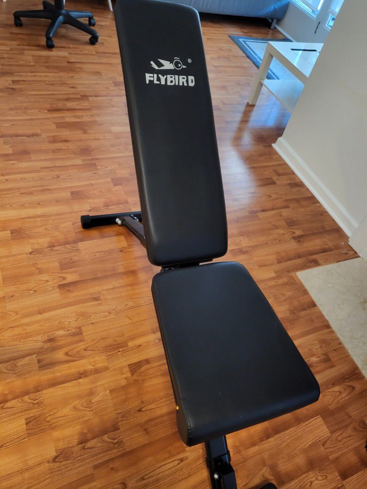FLYBIRD Weight Bench, Adjustable Strength Training Bench for Full Body

