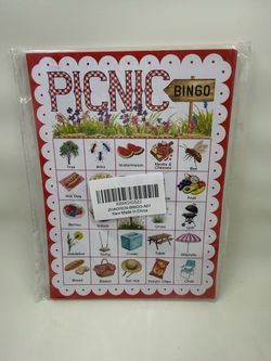 Picnic Bingo Card Game