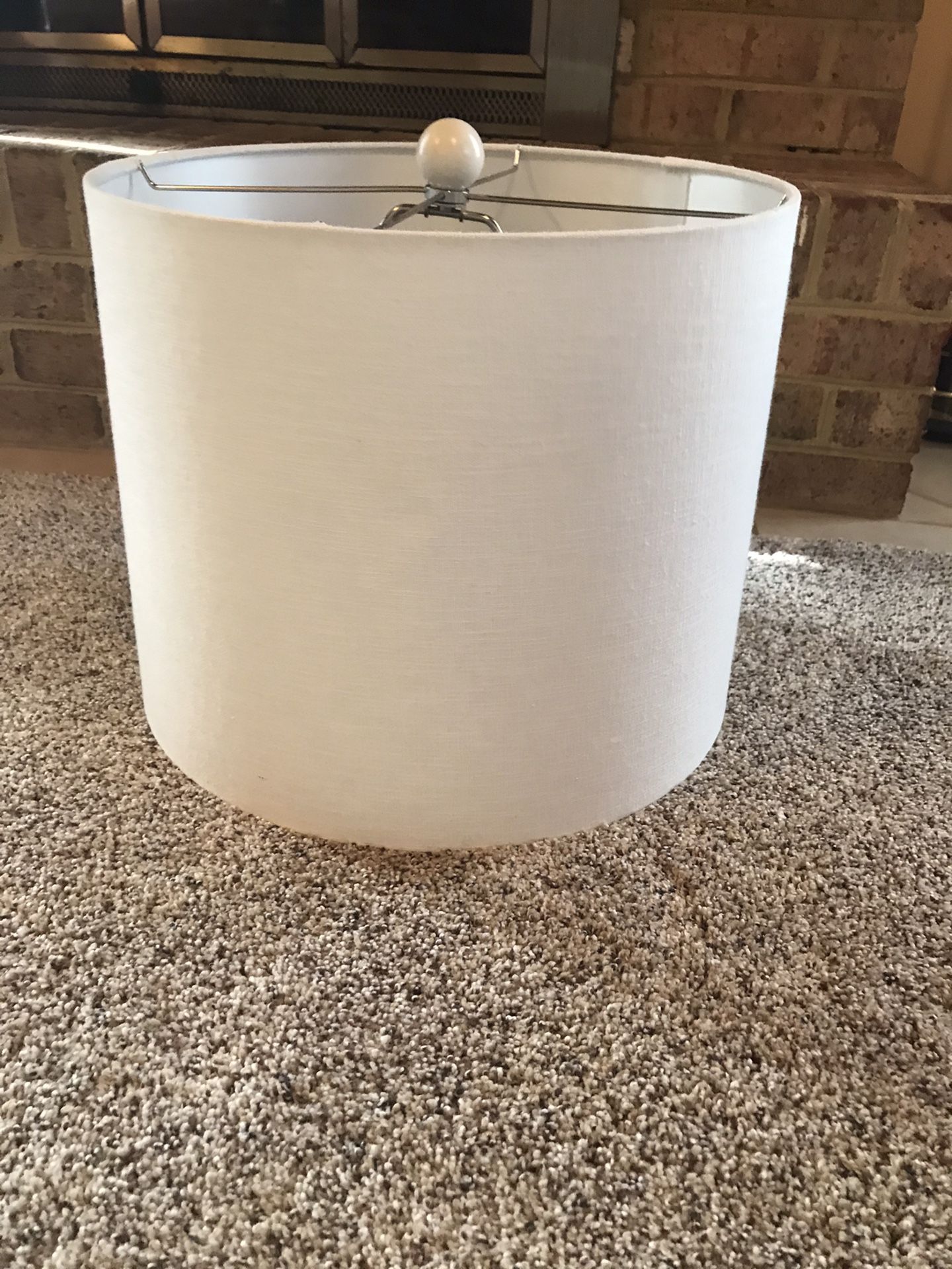 White large lamp shade