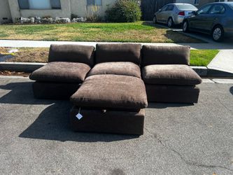 Bella pillow 3 seater and storage ottoman