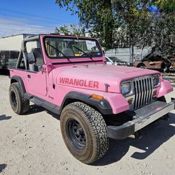 1990 WRANGLER YJ 4.2 MT 4WD, PARTS ONLY