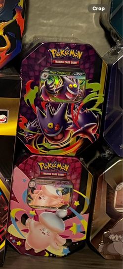 Sealed Mega Gengar & Mega Clefable EX Tins – 2026 Mega Moonlit Set